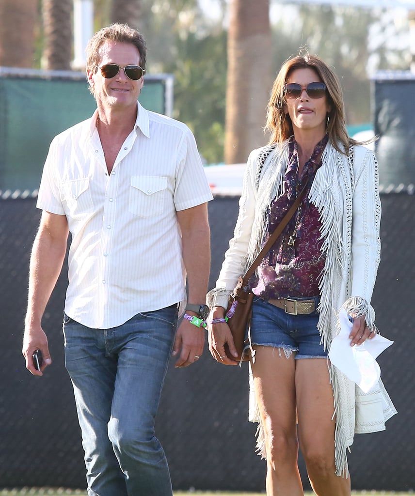 Rande Gerber and Cindy Crawford