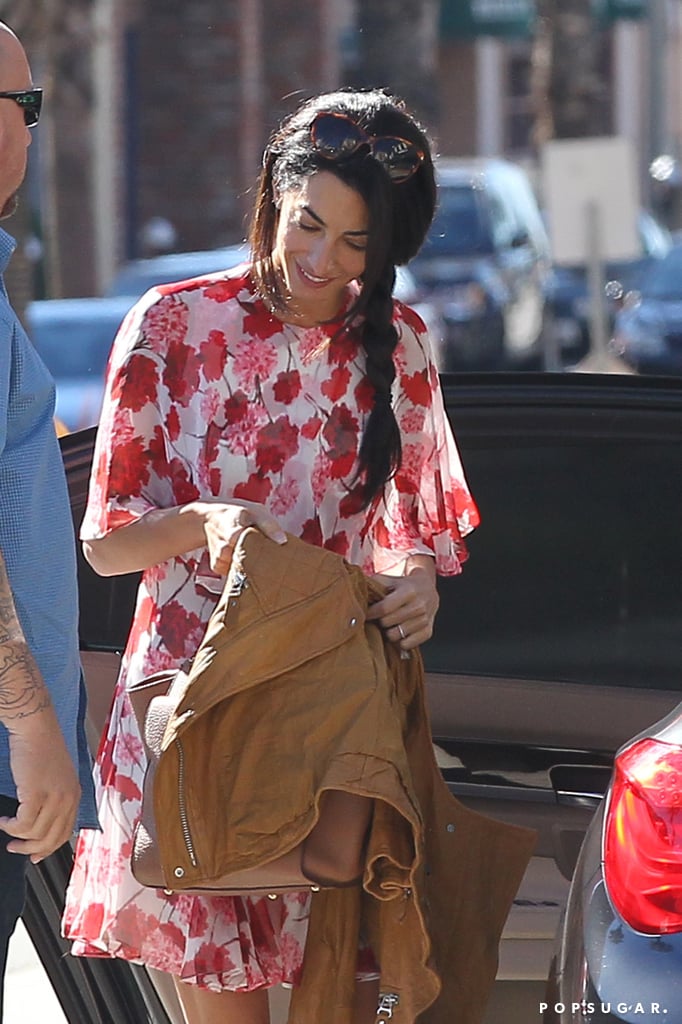 Amal Alamuddin Running Errands in LA January 2015