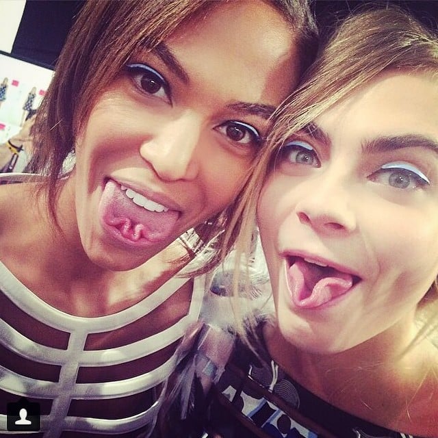 The Weird Tongue Out Selfie Joan Smallss Selfies Popsugar Latina Photo 25 2729