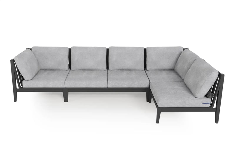 Outer Aluminum Outdoor L Sectional Sofa