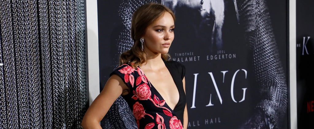 Lily-Rose Depp Blossomed Into an Actual Rose in This Floral-Print Chanel Dress