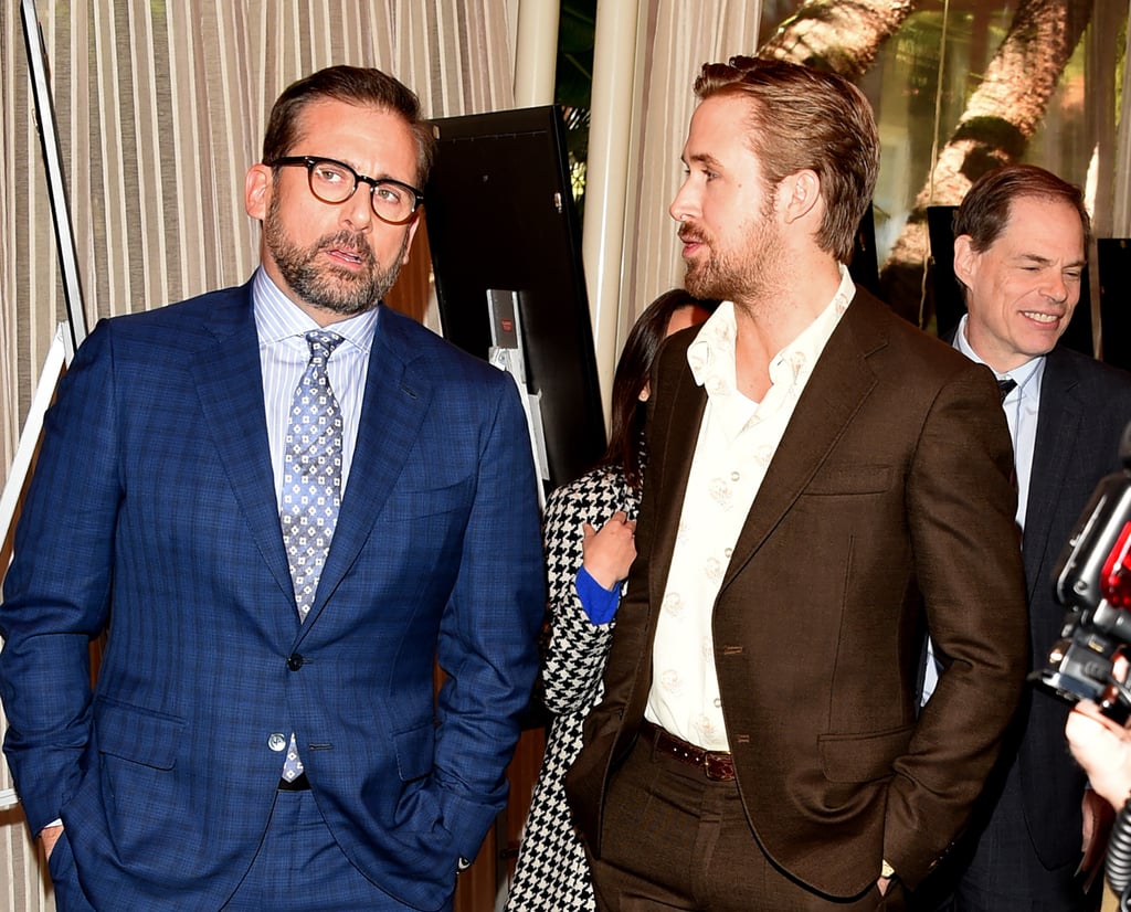 Pictured: Steve Carell and Ryan Gosling
