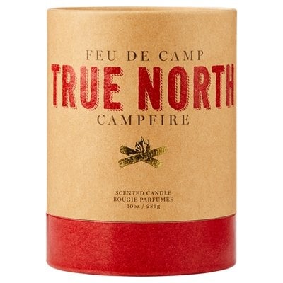 True North Campfire Poured Glass Scented Candle