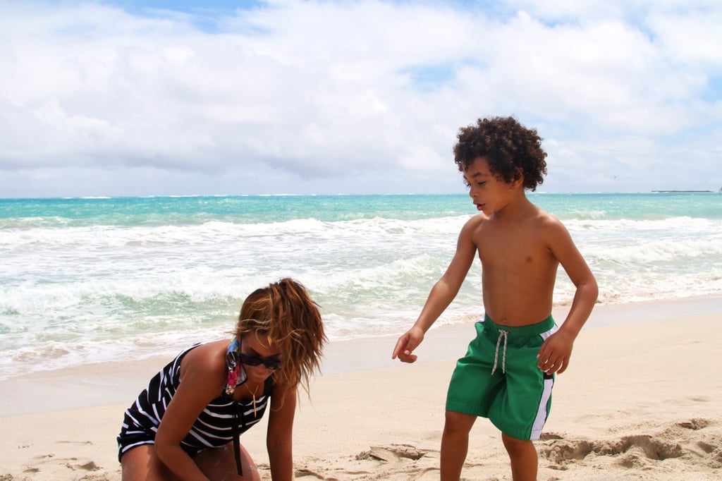 Beyonce and Nephew Julez Smith Pictures