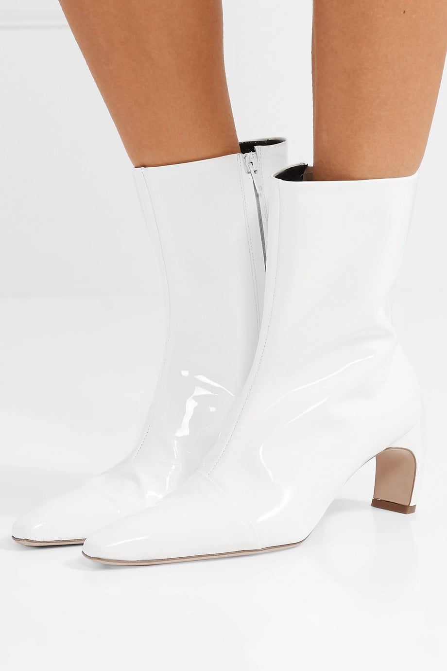 Rosetta Getty Patent Leather Ankle Boots Miley Cyrus Found a Go
