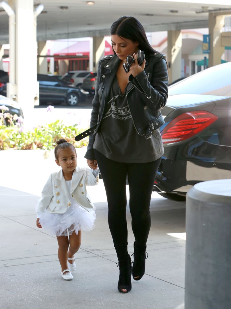 North Completed Her Look With a White Tutu, Ballet Slippers, and a Sleek Bodysuit