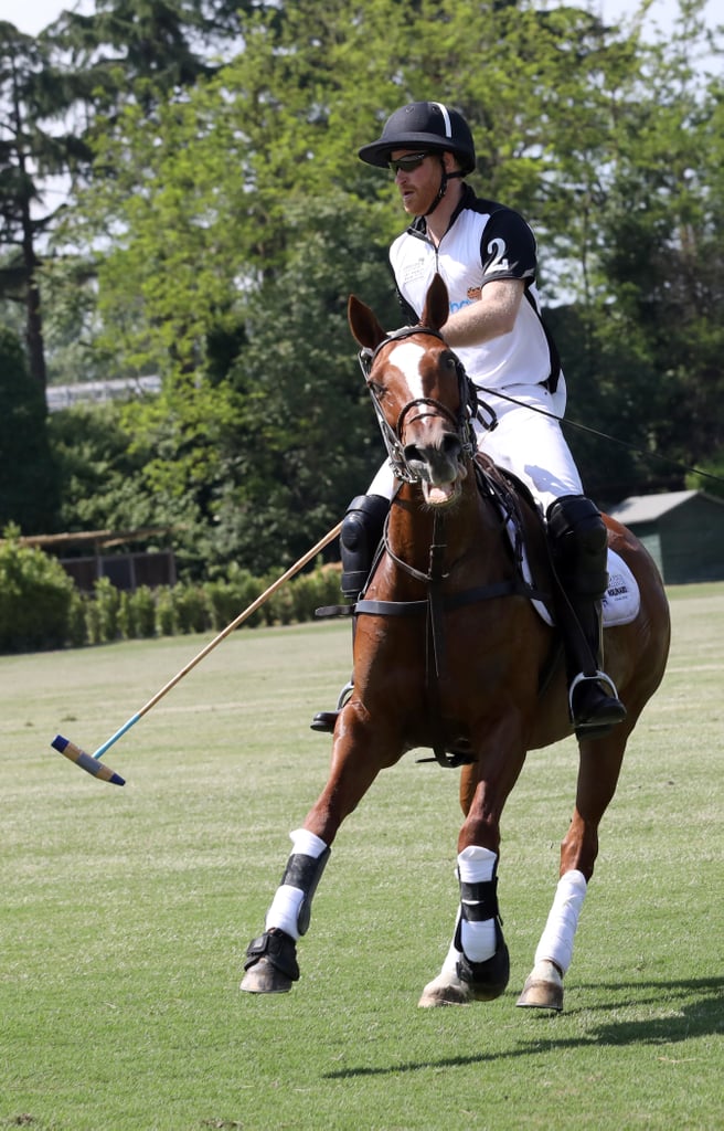 Harry returned to the field for Sentebale's charity polo match in May 2019.