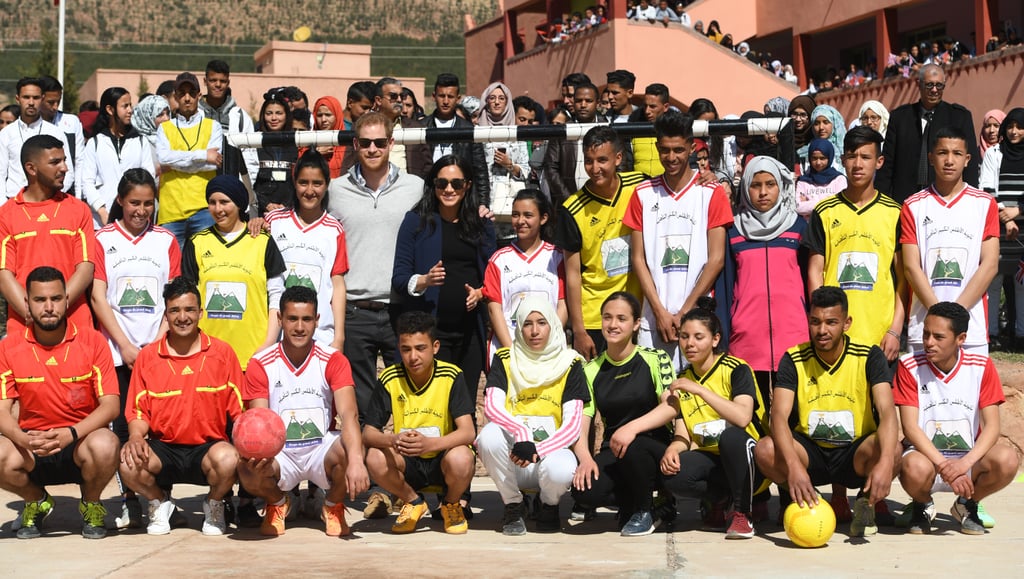 Prince Harry and Meghan Markle With Kids in Morocco Pictures