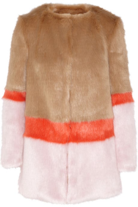 Shrimps Mabel color-block faux fur coat ($995) | Fall Coat Trends 2014 ...
