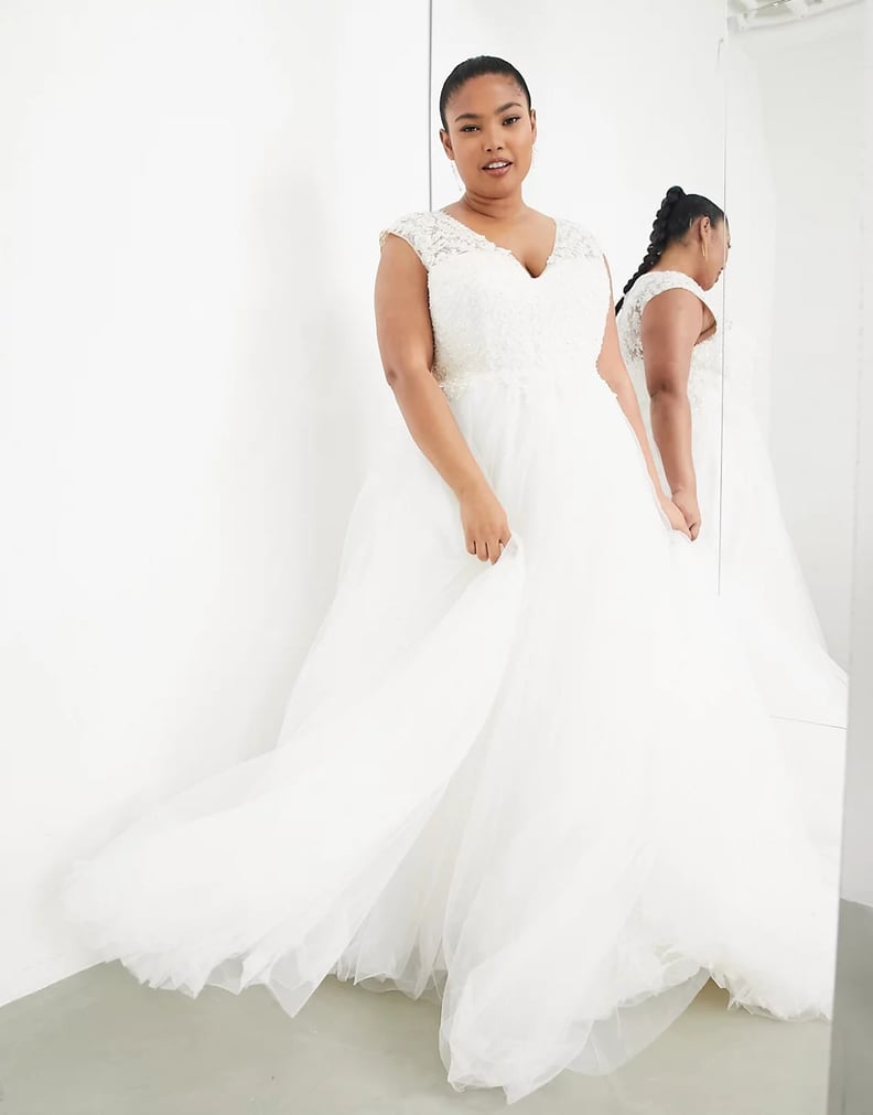 A Plus-Size Wedding Dress: ASOS Edition Curve Gisela Beaded Wedding Dress