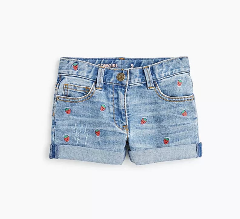 Madewell x Crewcuts Strawberry Jean Shorts