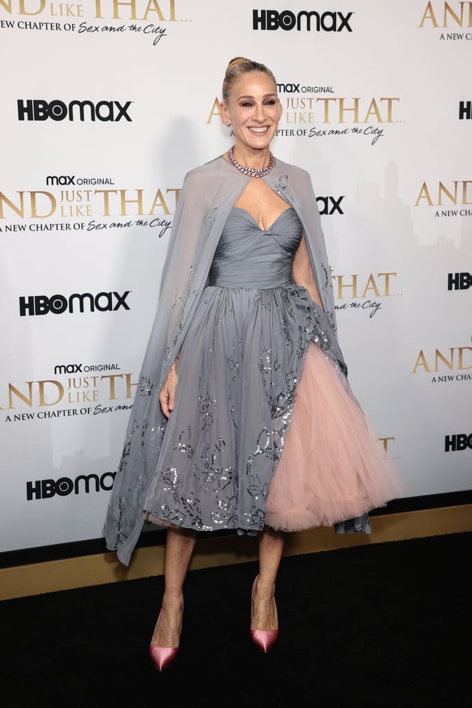 Sarah Jessica Parker Wears Dress Inspired by Carrie Bradshaw