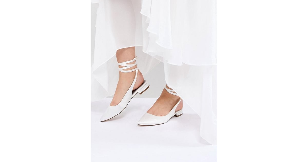 Asos Design Lovingly Bridal Ballet Flats 15 Comfortable Flats