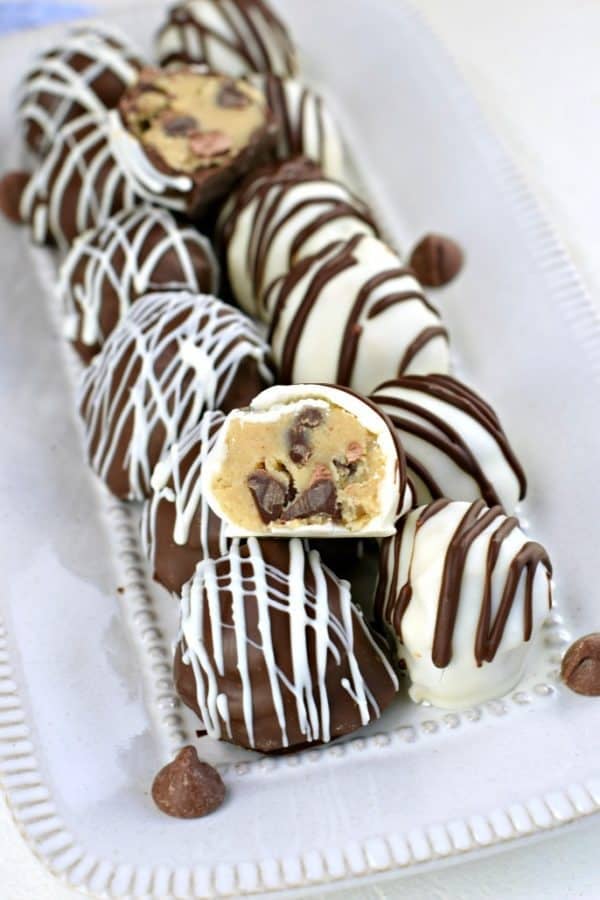 Chocolate Chip Cookie Dough Truffles