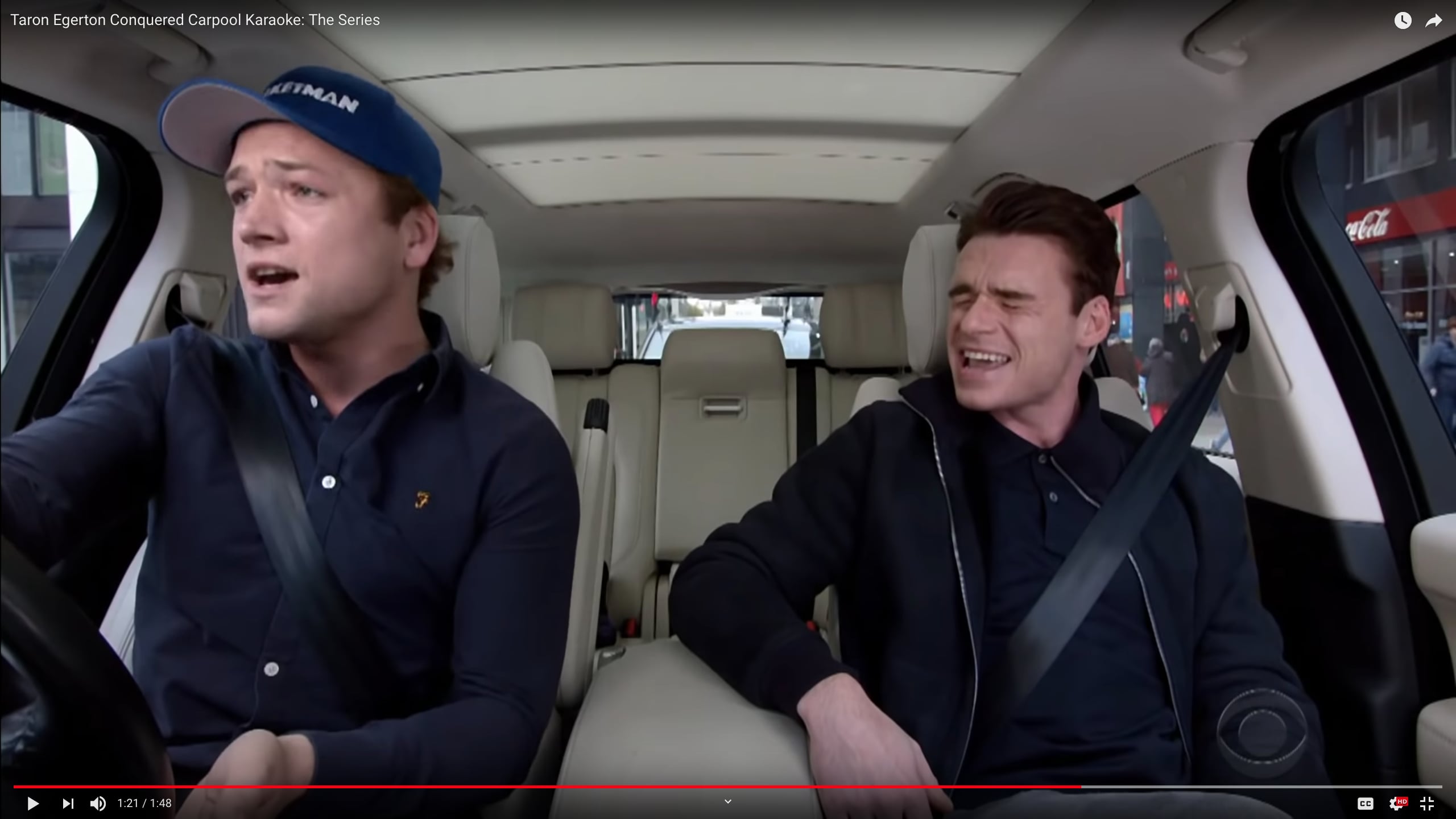 Carpool Karaoke Taron Egerton & Richard Madden Taron Egerton and Richard Madden Carpool Karaoke Video | PS Celebrity