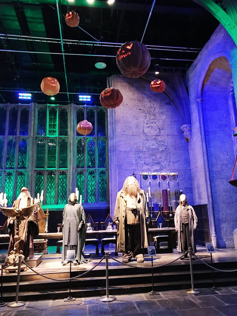 Floating, glowing pumpkins are enough to make even Filch look festive.