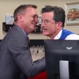 Not Even James Bond Can Keep a Straight Face Around Stephen Colbert