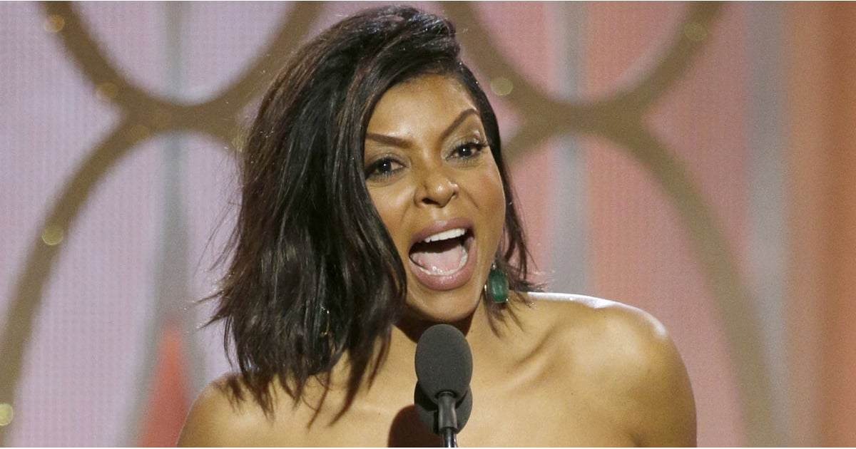 Taraji P Hensons Golden Globes Acceptance Speech 2016 Popsugar Entertainment 