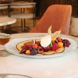 Ricotta Hotcake, Lime & Honey Drizzle, Vanilla Mascarpone Ricotta Hotcake, Lime & Honey Drizzle, Vanilla Mascarpone
