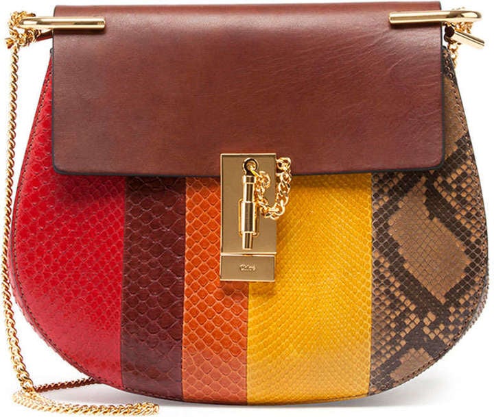 Chloé Drew Small Python Shoulder Bag ($3,700)