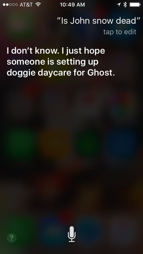 This decides it — Siri is a savage.