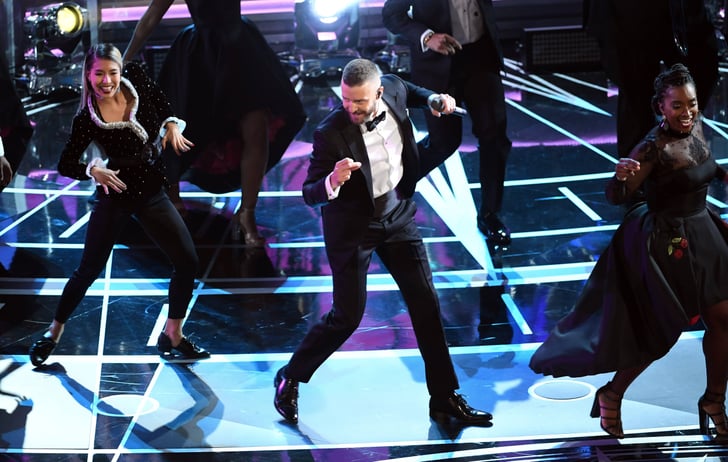 Justin Timberlake Dancing With Celebrities at 2017 Oscars