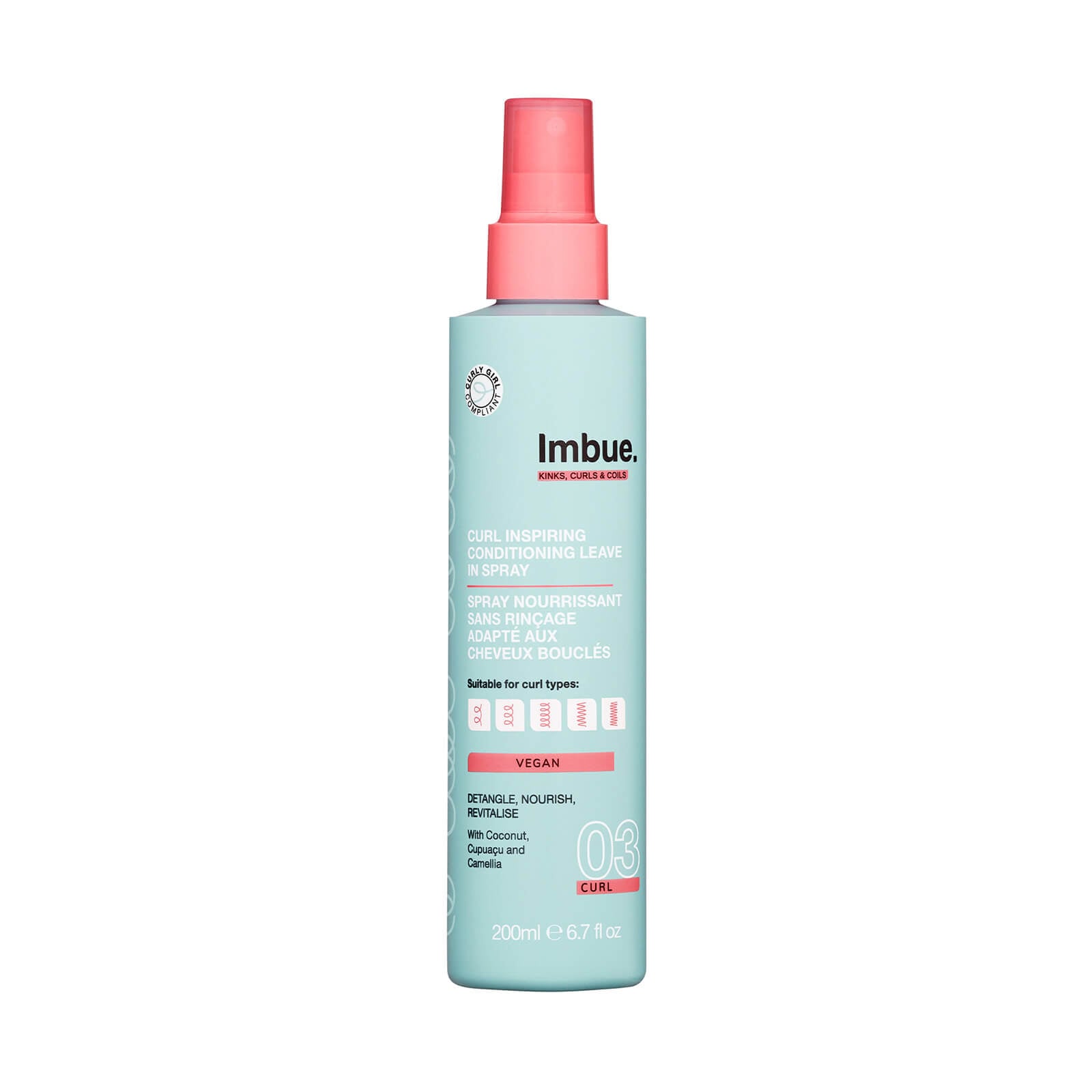 Imbue. Curl Inspiring Conditioning Leave-In Spray