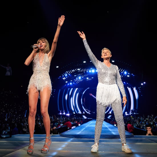 Ellen DeGeneres at Taylor Swift's 1989 Concert