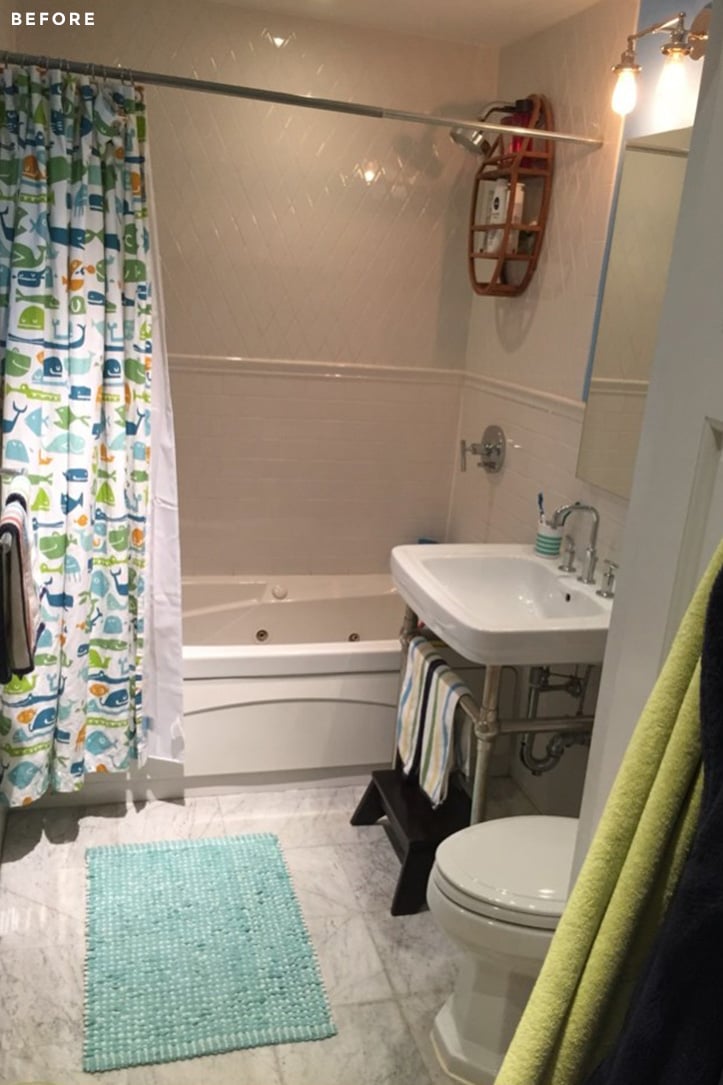 Before: Sleek Shower Doors