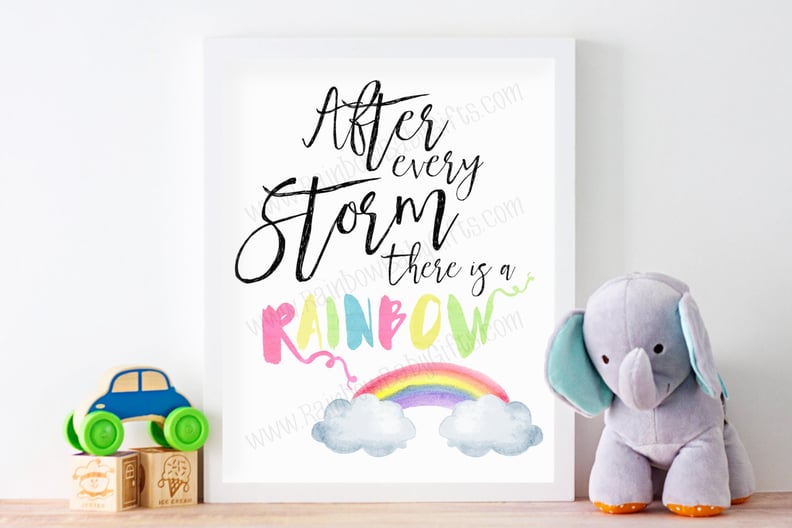 Rainbow Baby Nursery Wall Art