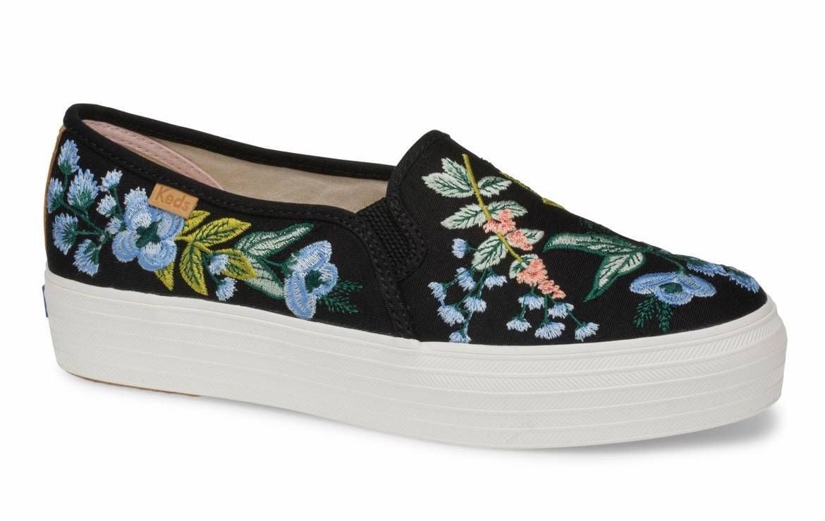 keds embroidered herb garden