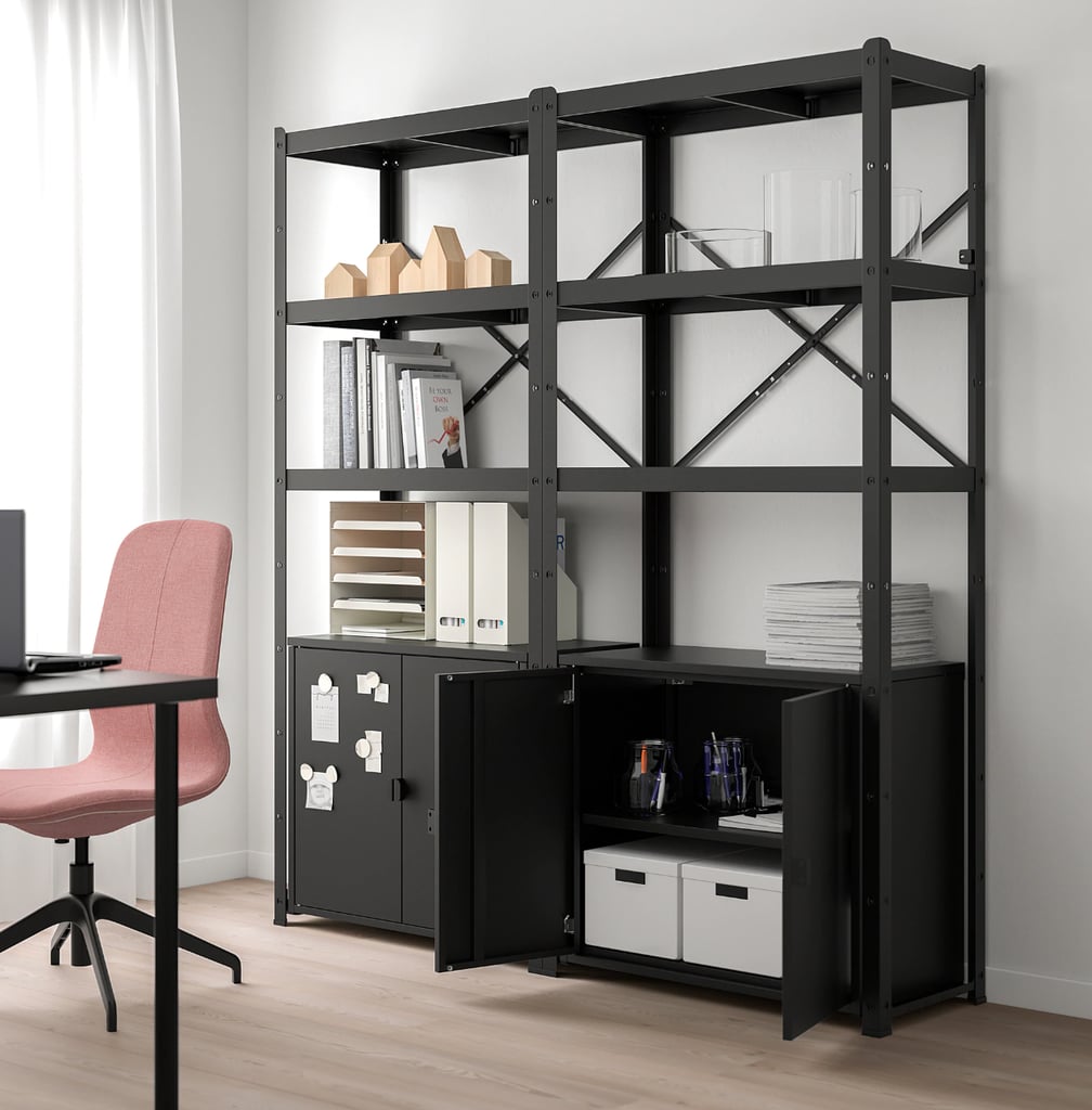 Bror Shelving Unit With Cabinets