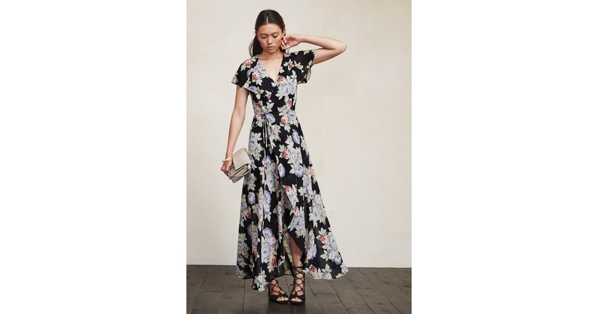 Reformation Harwood Dress ($258) | Jennifer Aniston Wearing Floral Maxi ...