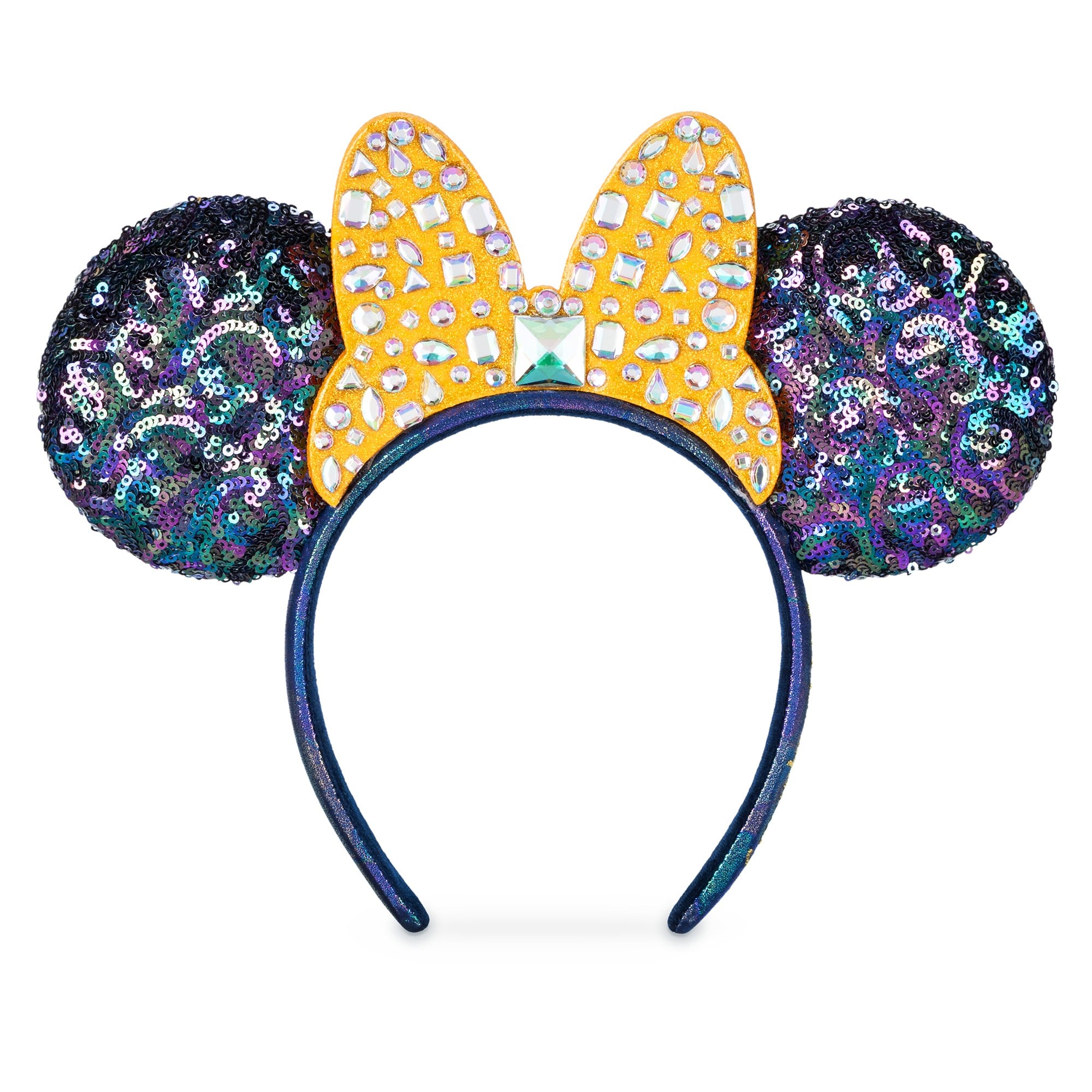 Disney Parks WDW 50th Anniversary Gold and Black Minnie Mouse Ears Hea –  Shop Theme Parks