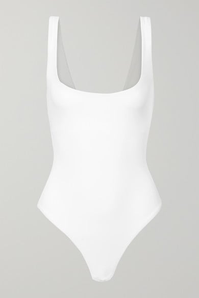 Alix Mott Stretch-Jersey Thong Bodysuit