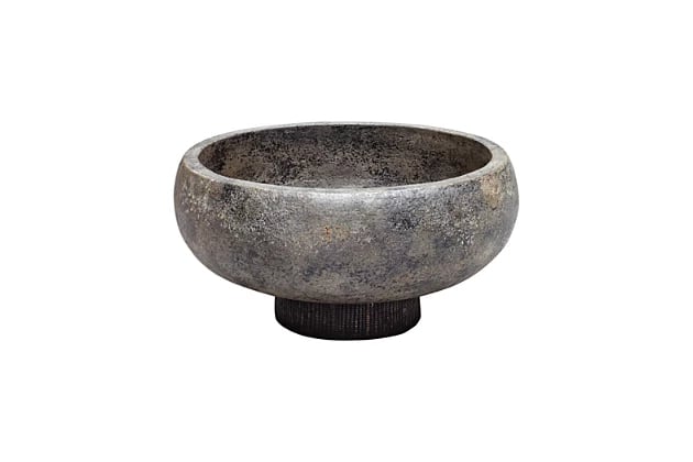 Uttermost Brixton Aged Black Bowl