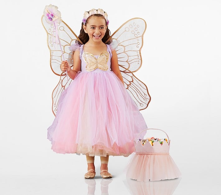Kids Lavender Butterfly Fairy Halloween Costume