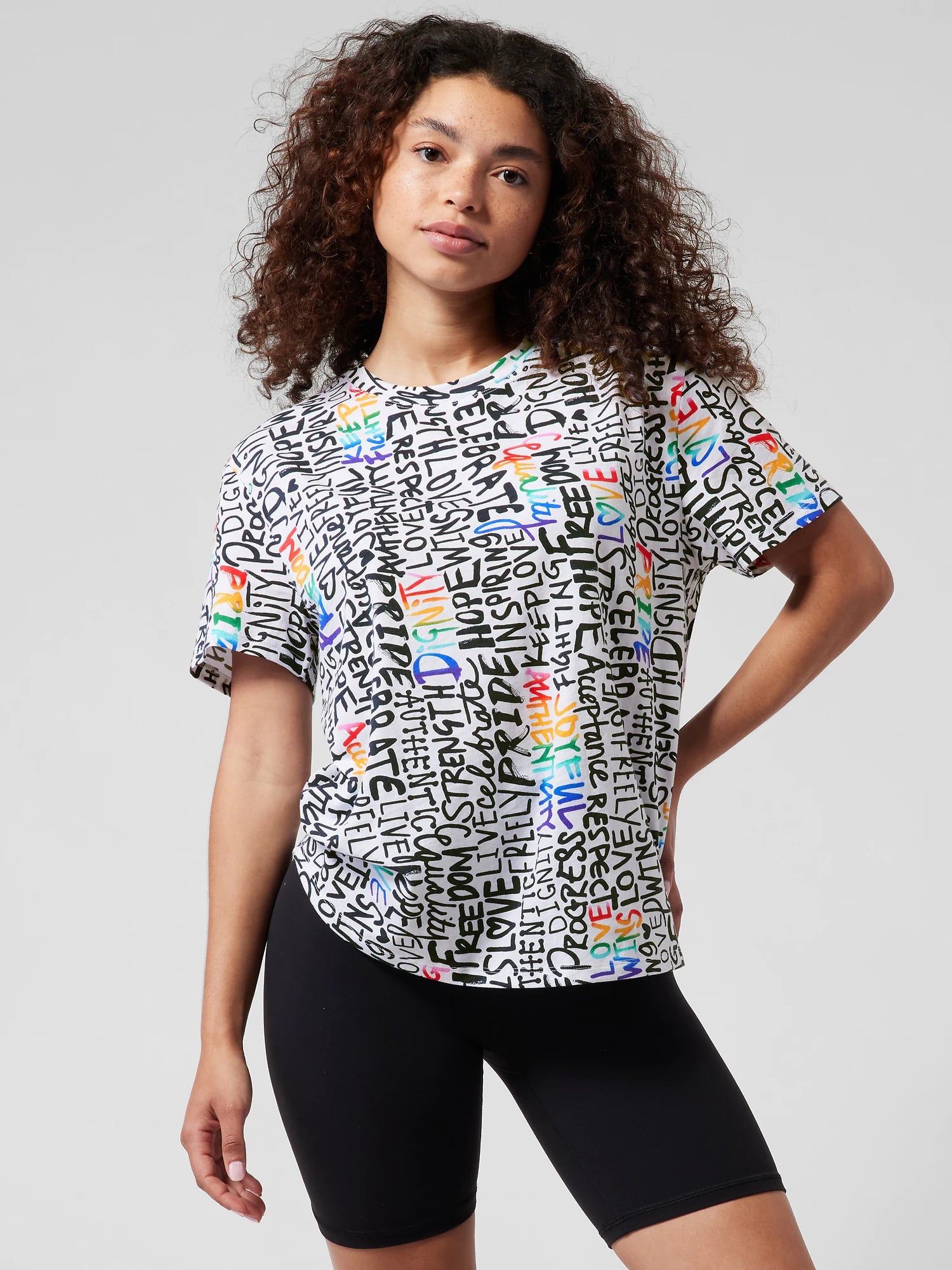 Athleta organic relaxed tee