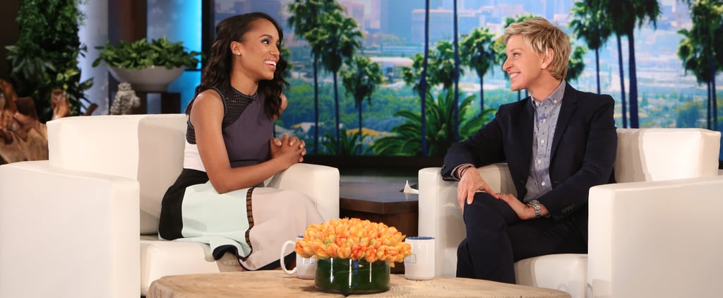Kerry Washington on the The Ellen DeGeneres Show 2015
