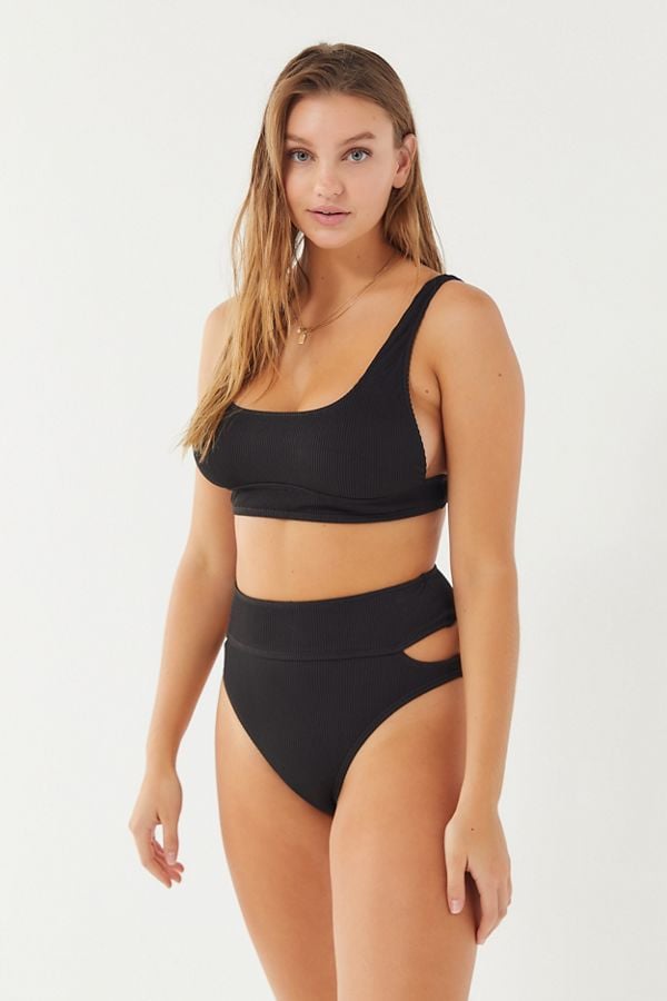 Out From Under Meg Ribbed Scoop Neck Bikini
