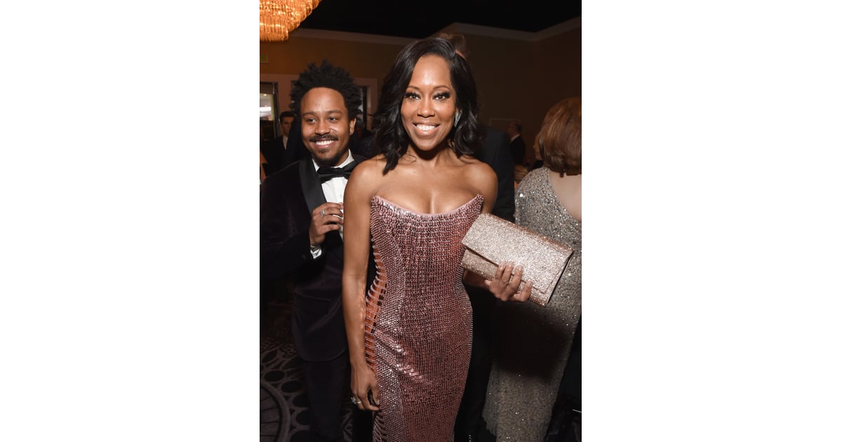 Pictured: Regina King and Ian Alexander Jr. | Best Golden Globes Pictures 2019 | POPSUGAR ...