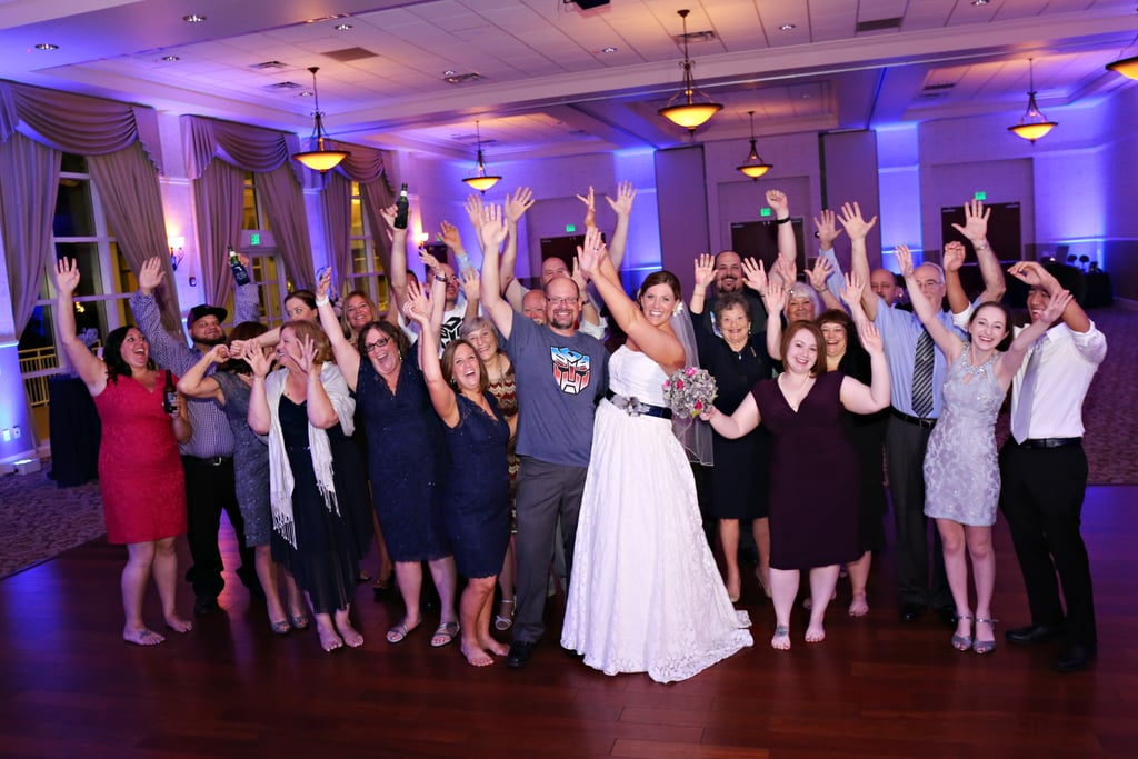 Transformer and Pac-Man Themed Wedding