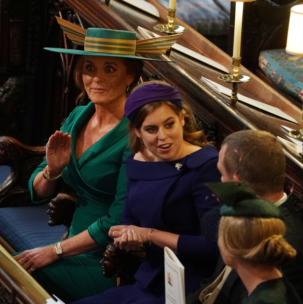 Sarah Ferguson Sigh at Princess Eugenie's Wedding