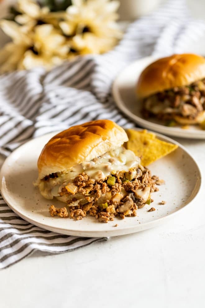 Philly Cheesesteak Sloppy Joes