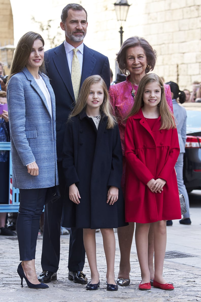 Princess Leonor and Infanta Sofía in 2017