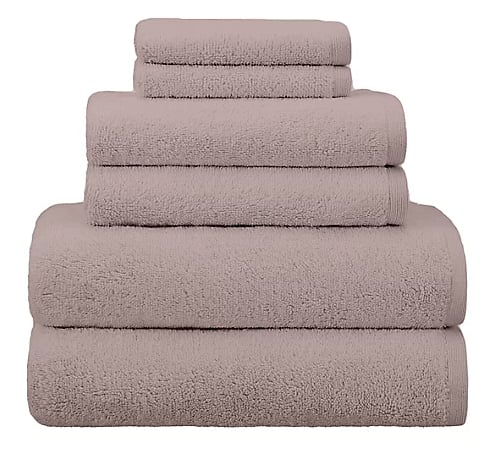 Haven Organic Cotton 6-Piece Terry Bath Towel Set