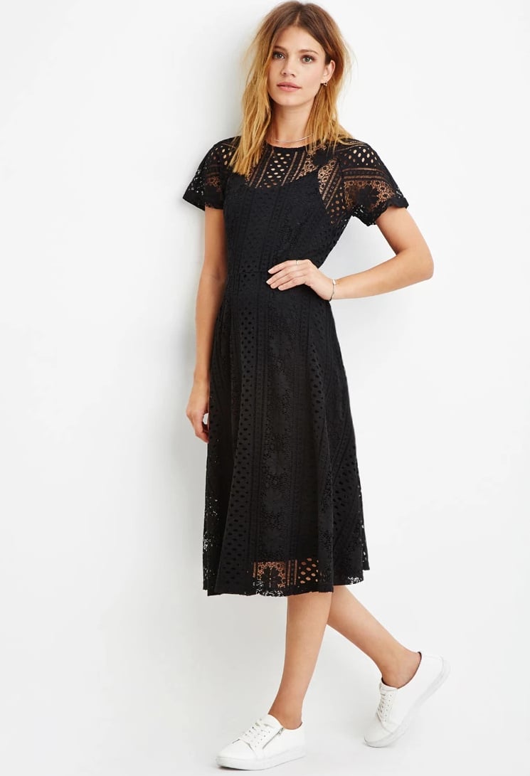 forever 21 contemporary black dress