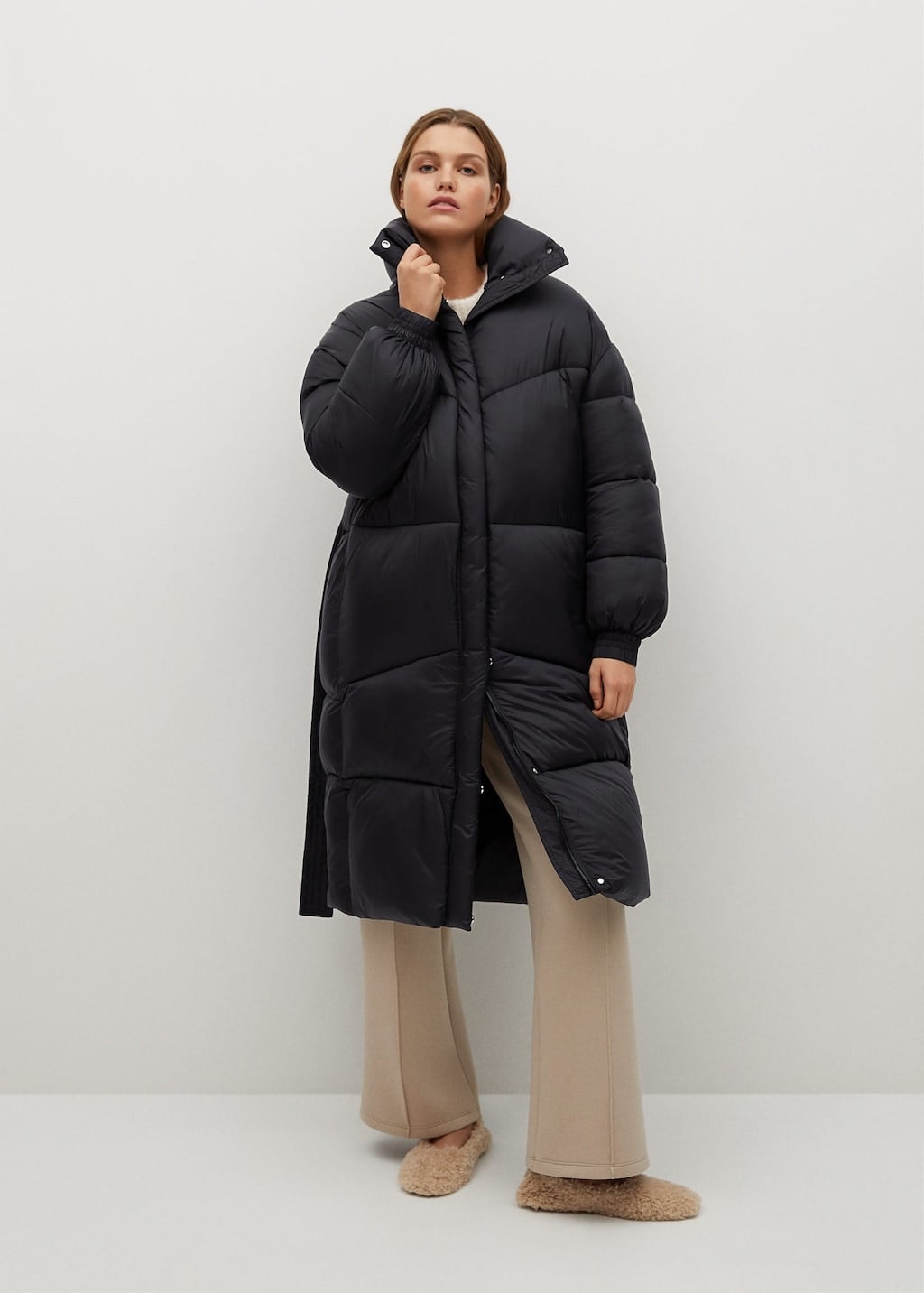 Ziekte val Christendom Mango Oversized Padded Coat | Yes, You Should Invest in a Sleeping-Bag Coat  | POPSUGAR Fashion Photo 2