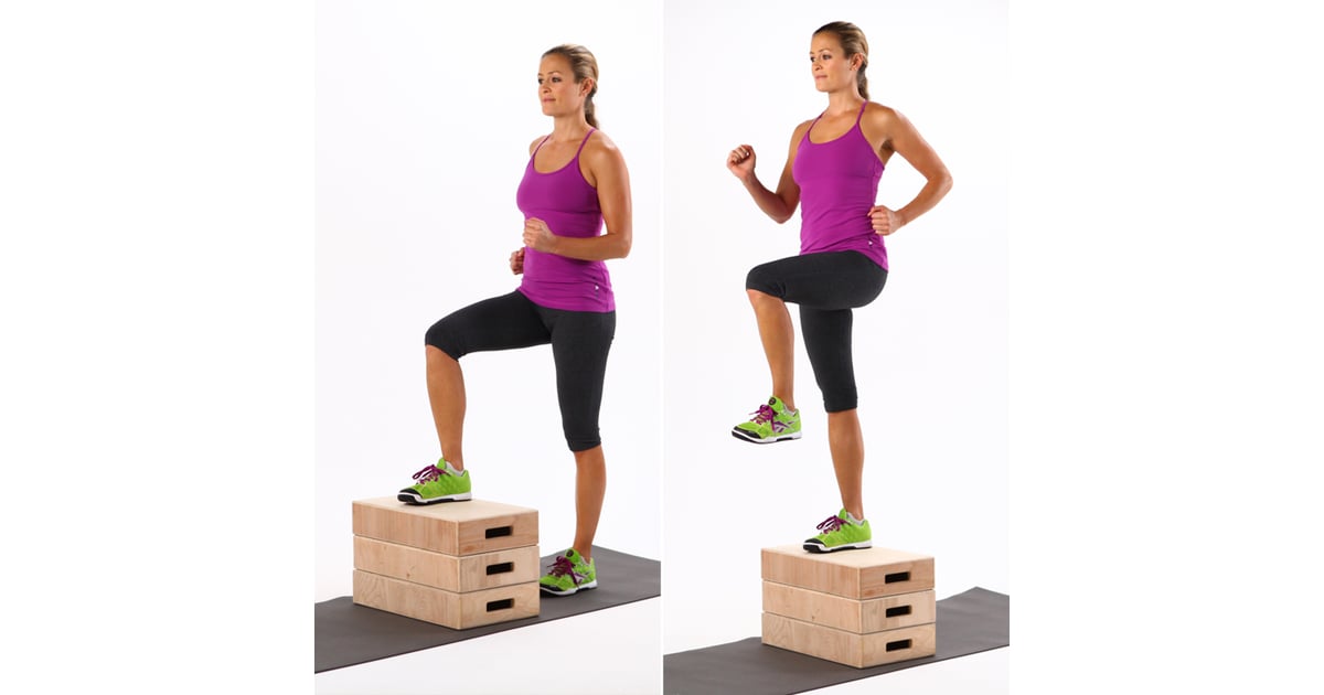 StepUps Inner and Outer Thigh Exercises POPSUGAR Fitness Photo 2