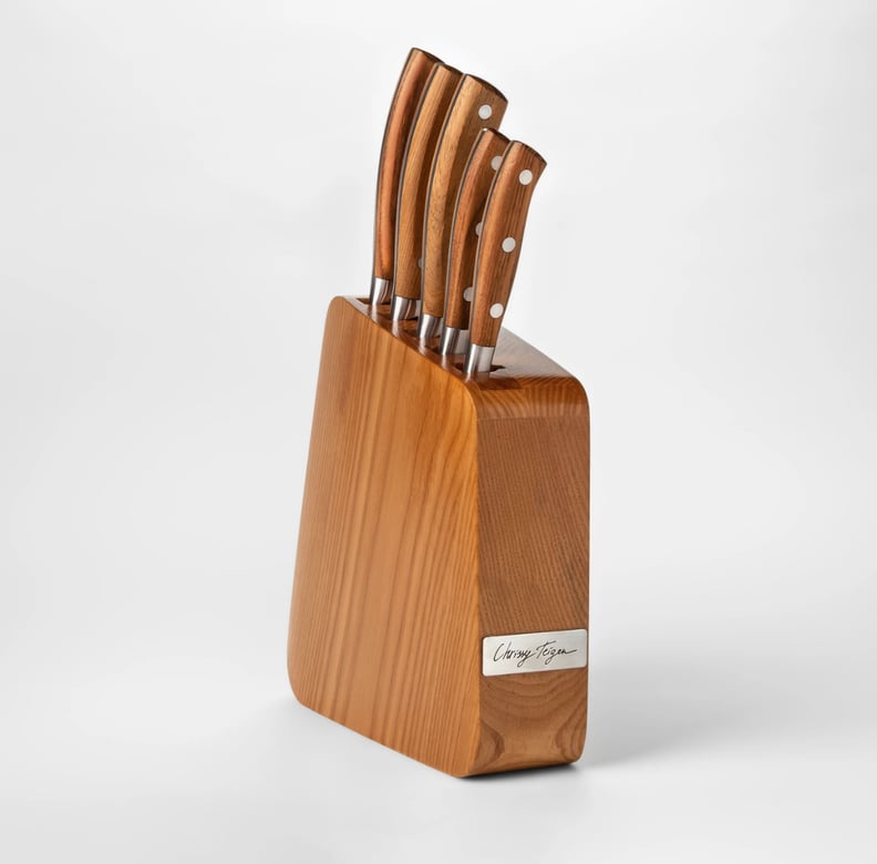 (New) Cravings by Chrissy Teigen Stainless Steel Block Cutlery Set